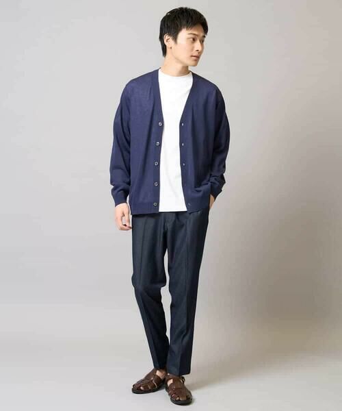 a.v.v / アー・ヴェ・ヴェ ショート・ハーフ・半端丈パンツ | 【イージーケア/接触冷感】スマートシャンブレーアンクル丈スラックス | 詳細20