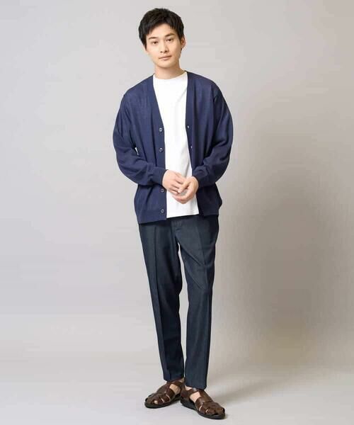 a.v.v / アー・ヴェ・ヴェ ショート・ハーフ・半端丈パンツ | 【イージーケア/接触冷感】スマートシャンブレーアンクル丈スラックス | 詳細21