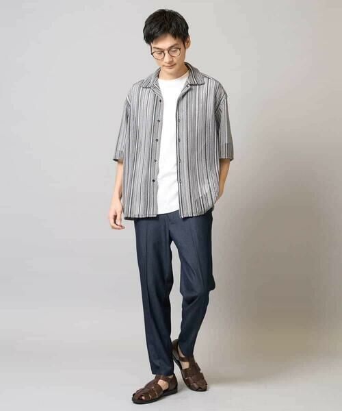 a.v.v / アー・ヴェ・ヴェ ショート・ハーフ・半端丈パンツ | 【イージーケア/接触冷感】スマートシャンブレーアンクル丈スラックス | 詳細22