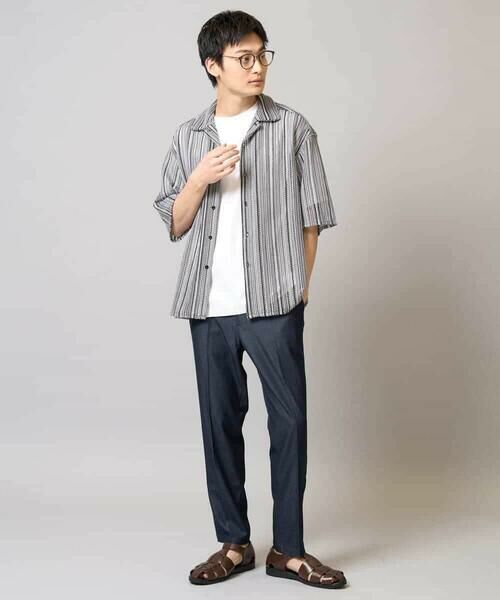 a.v.v / アー・ヴェ・ヴェ ショート・ハーフ・半端丈パンツ | 【イージーケア/接触冷感】スマートシャンブレーアンクル丈スラックス | 詳細24