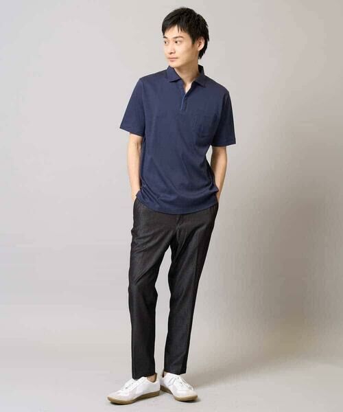 a.v.v / アー・ヴェ・ヴェ ショート・ハーフ・半端丈パンツ | 【イージーケア/接触冷感】スマートシャンブレーアンクル丈スラックス | 詳細27