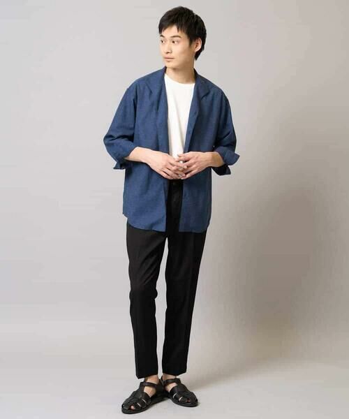 a.v.v / アー・ヴェ・ヴェ ショート・ハーフ・半端丈パンツ | 【イージーケア/接触冷感】スマートシャンブレーアンクル丈スラックス | 詳細29