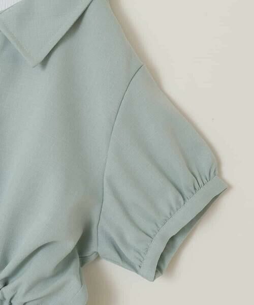 a.v.v / アー・ヴェ・ヴェ シャツ・ブラウス | [120-130]麻調レイヤード風ブラウス | 詳細14