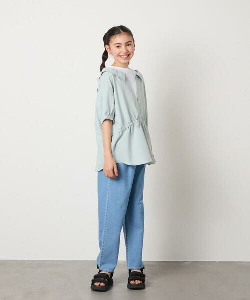 a.v.v / アー・ヴェ・ヴェ シャツ・ブラウス | [120-130]麻調レイヤード風ブラウス | 詳細24