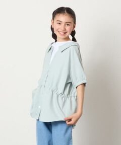 a.v.v / アー・ヴェ・ヴェ シャツ・ブラウス | [140-150]麻調レイヤード風ブラウス