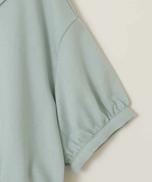 a.v.v / アー・ヴェ・ヴェ シャツ・ブラウス | [160]麻調レイヤード風ブラウス | 詳細4