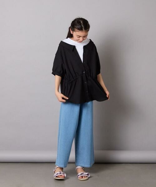 a.v.v / アー・ヴェ・ヴェ シャツ・ブラウス | [160]麻調レイヤード風ブラウス | 詳細11