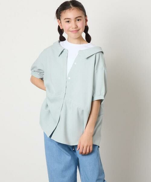 a.v.v / アー・ヴェ・ヴェ シャツ・ブラウス | [160]麻調レイヤード風ブラウス | 詳細17