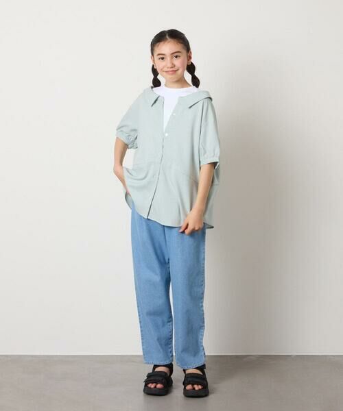 a.v.v / アー・ヴェ・ヴェ シャツ・ブラウス | [160]麻調レイヤード風ブラウス | 詳細19