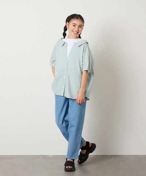a.v.v / アー・ヴェ・ヴェ シャツ・ブラウス | [160]麻調レイヤード風ブラウス | 詳細20