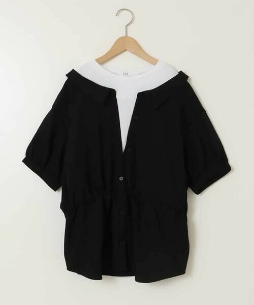 a.v.v / アー・ヴェ・ヴェ シャツ・ブラウス | [160]麻調レイヤード風ブラウス | 詳細26