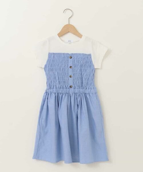 a.v.v / アー・ヴェ・ヴェ ロング・マキシ丈ワンピース | [100-130]ドッキングデザインワンピース | 詳細18