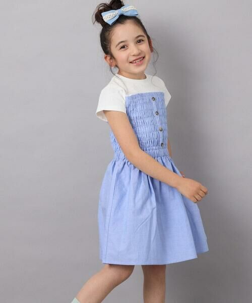 a.v.v / アー・ヴェ・ヴェ ロング・マキシ丈ワンピース | [160]ドッキングデザインワンピース | 詳細13