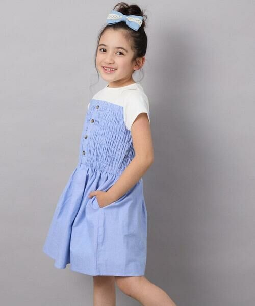 a.v.v / アー・ヴェ・ヴェ ロング・マキシ丈ワンピース | [160]ドッキングデザインワンピース | 詳細14