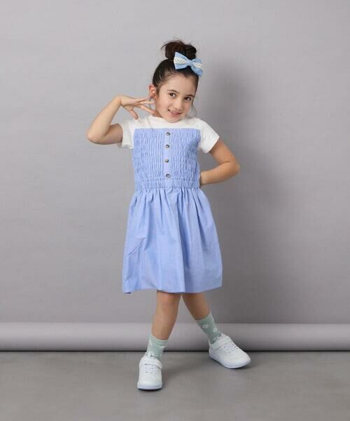 a.v.v / アー・ヴェ・ヴェ ロング・マキシ丈ワンピース | [160]ドッキングデザインワンピース | 詳細15