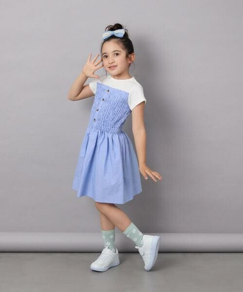 a.v.v / アー・ヴェ・ヴェ ロング・マキシ丈ワンピース | [160]ドッキングデザインワンピース | 詳細16