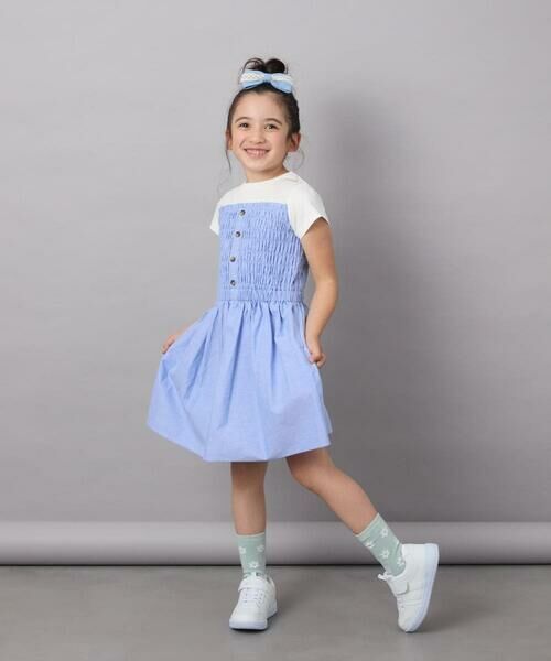 a.v.v / アー・ヴェ・ヴェ ロング・マキシ丈ワンピース | [160]ドッキングデザインワンピース | 詳細18