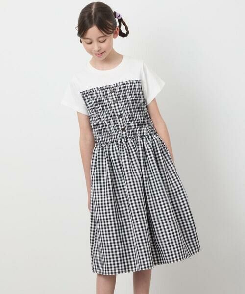 a.v.v / アー・ヴェ・ヴェ ロング・マキシ丈ワンピース | [160]ドッキングデザインワンピース | 詳細3