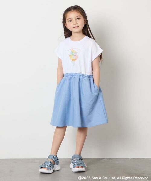 a.v.v / アー・ヴェ・ヴェ ロング・マキシ丈ワンピース | [100-140]すみっコぐらしドッキングワンピース | 詳細8