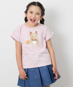 a.v.v / アー・ヴェ・ヴェ カットソー | 【毛玉になりにくい/安心の綿100％/キラキラスパンコール】[100-130]モチーフアソートTシャツ