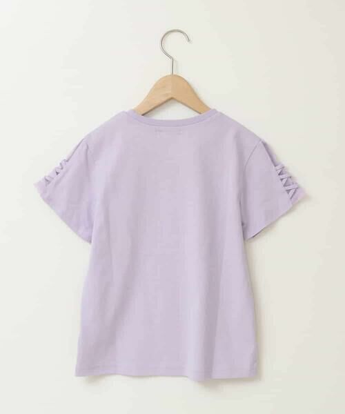 a.v.v / アー・ヴェ・ヴェ カットソー | [100-130]ソデレースアップＴシャツ | 詳細2