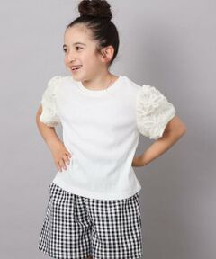 a.v.v / アー・ヴェ・ヴェ カットソー | [120-130]フラワーテープテレコカットソー