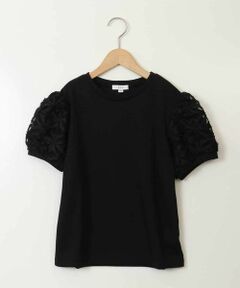 a.v.v / アー・ヴェ・ヴェ カットソー | [140-150]フラワーテープテレコカットソー
