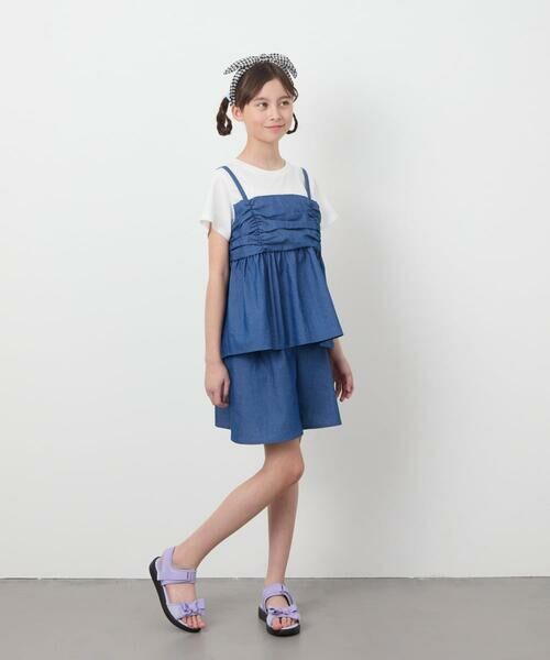 a.v.v / アー・ヴェ・ヴェ カットソー | [160]ギャザーキャミドッキングトップス | 詳細14