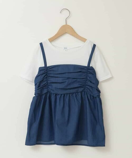 a.v.v / アー・ヴェ・ヴェ カットソー | [160]ギャザーキャミドッキングトップス | 詳細15