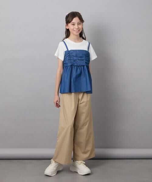 a.v.v / アー・ヴェ・ヴェ カットソー | [160]ギャザーキャミドッキングトップス | 詳細4