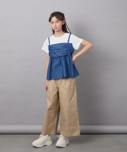 a.v.v / アー・ヴェ・ヴェ カットソー | [160]ギャザーキャミドッキングトップス | 詳細5