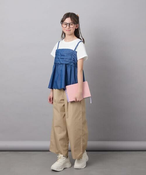 a.v.v / アー・ヴェ・ヴェ カットソー | [160]ギャザーキャミドッキングトップス | 詳細8