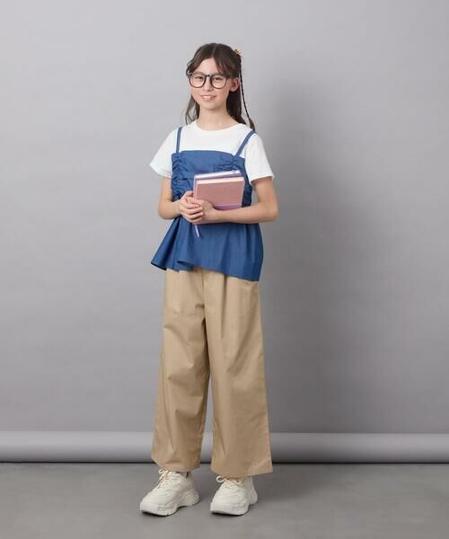 a.v.v / アー・ヴェ・ヴェ カットソー | [160]ギャザーキャミドッキングトップス | 詳細9