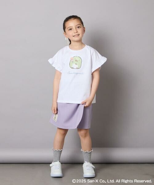 a.v.v / アー・ヴェ・ヴェ カットソー | 【接触冷感/ジメジメ対策/毛玉になりにくい/安心の綿100％/リバーシブルスパンコールで柄が変わる】[100-140]すみっコぐらしスパンコールTシャツ | 詳細16