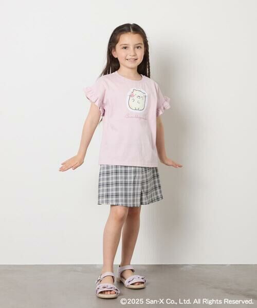 a.v.v / アー・ヴェ・ヴェ カットソー | 【接触冷感/ジメジメ対策/毛玉になりにくい/安心の綿100％/リバーシブルスパンコールで柄が変わる】[100-140]すみっコぐらしスパンコールTシャツ | 詳細6