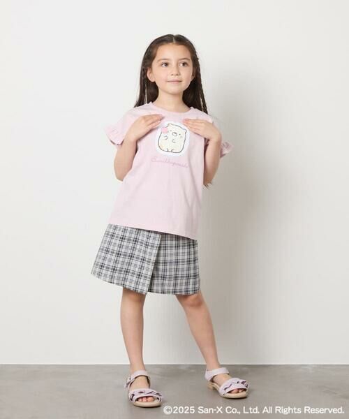 a.v.v / アー・ヴェ・ヴェ カットソー | 【接触冷感/ジメジメ対策/毛玉になりにくい/安心の綿100％/リバーシブルスパンコールで柄が変わる】[100-140]すみっコぐらしスパンコールTシャツ | 詳細7