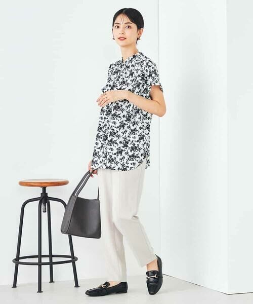 a.v.v / アー・ヴェ・ヴェ シャツ・ブラウス | 花柄ギャザーブラウス | 詳細6