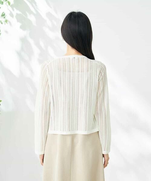 a.v.v / アー・ヴェ・ヴェ カーディガン・ボレロ | レーシーニットカーディガン | 詳細7