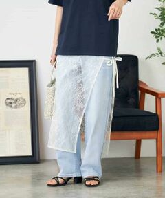 a.v.v / アー・ヴェ・ヴェ ロング・マキシ丈スカート | ラメレースラップスカート