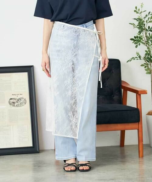 a.v.v / アー・ヴェ・ヴェ ロング・マキシ丈スカート | ラメレースラップスカート | 詳細9