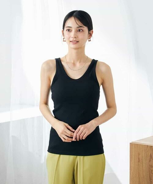 a.v.v / アー・ヴェ・ヴェ タンクトップ | カップ付きテレコタンクトップ | 詳細10