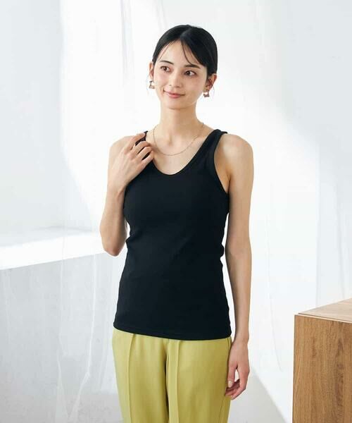 a.v.v / アー・ヴェ・ヴェ タンクトップ | カップ付きテレコタンクトップ | 詳細8