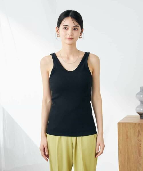 a.v.v / アー・ヴェ・ヴェ タンクトップ | カップ付きテレコタンクトップ | 詳細9