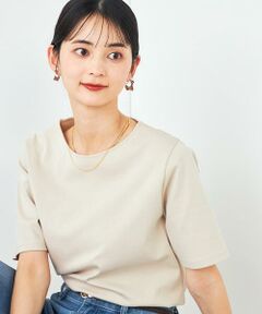 テレコボートネックトップ レディース テレコボートネックトップ / GRACE CONTINENTAL | GRACE