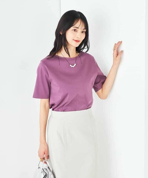 a.v.v / アー・ヴェ・ヴェ カットソー | 【接触冷感/UVカット】大人のリッチTシャツ | 詳細24