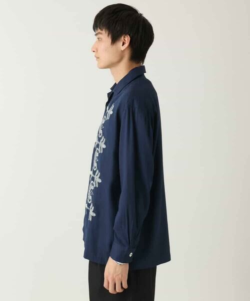 a.v.v / アー・ヴェ・ヴェ シャツ・ブラウス | 【中止品番】ボタニカル柄刺繍ワイドシルエットシャツ | 詳細13