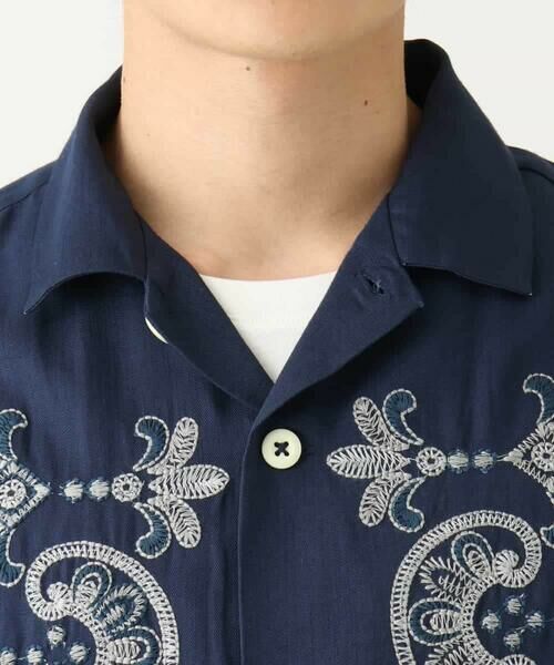 a.v.v / アー・ヴェ・ヴェ シャツ・ブラウス | 【中止品番】ボタニカル柄刺繍ワイドシルエットシャツ | 詳細15