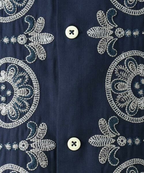 a.v.v / アー・ヴェ・ヴェ シャツ・ブラウス | 【中止品番】ボタニカル柄刺繍ワイドシルエットシャツ | 詳細18