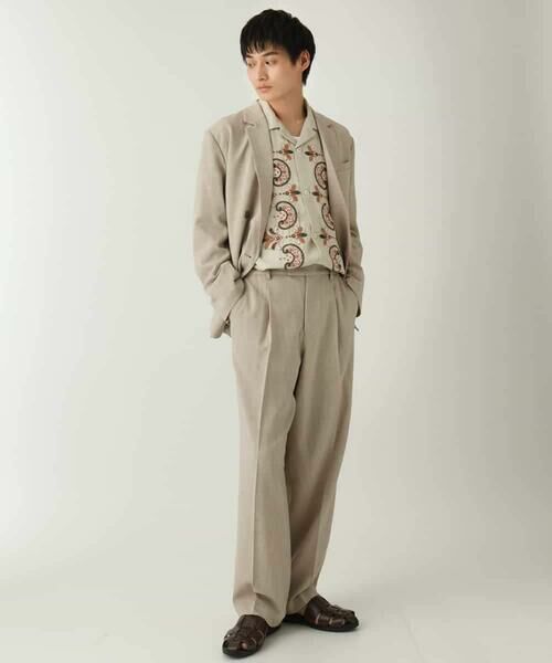 a.v.v / アー・ヴェ・ヴェ シャツ・ブラウス | 【中止品番】ボタニカル柄刺繍ワイドシルエットシャツ | 詳細5