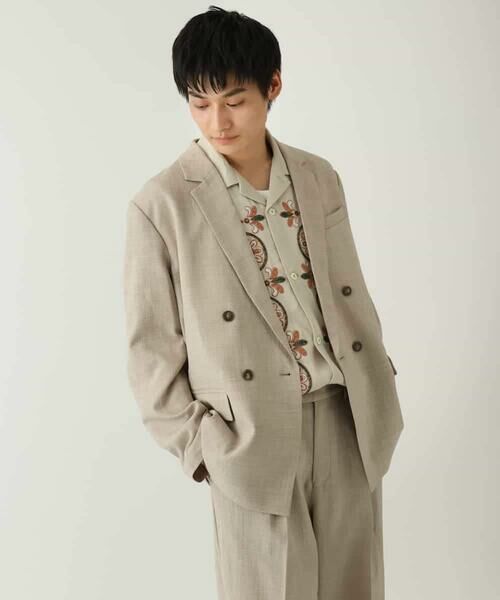 a.v.v / アー・ヴェ・ヴェ シャツ・ブラウス | 【中止品番】ボタニカル柄刺繍ワイドシルエットシャツ | 詳細9